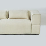 The Bromley Bubble Vanilla Ivory 4 Seater Premium Sofa Boucle Fabric