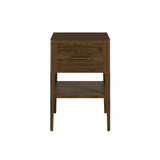 Abberley 1 Drawer Bedside - Brown by D.I. Designs