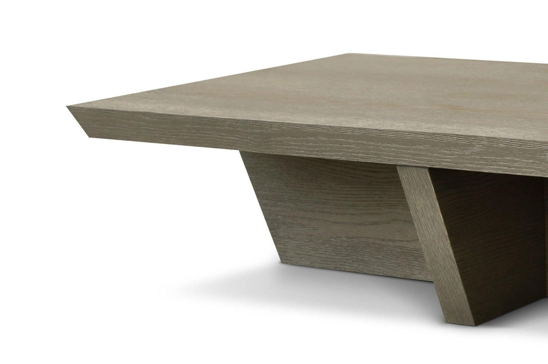 Cassis Coffee Table Grey/Taupe Coloured Oak Veneer-Esme Furnishings