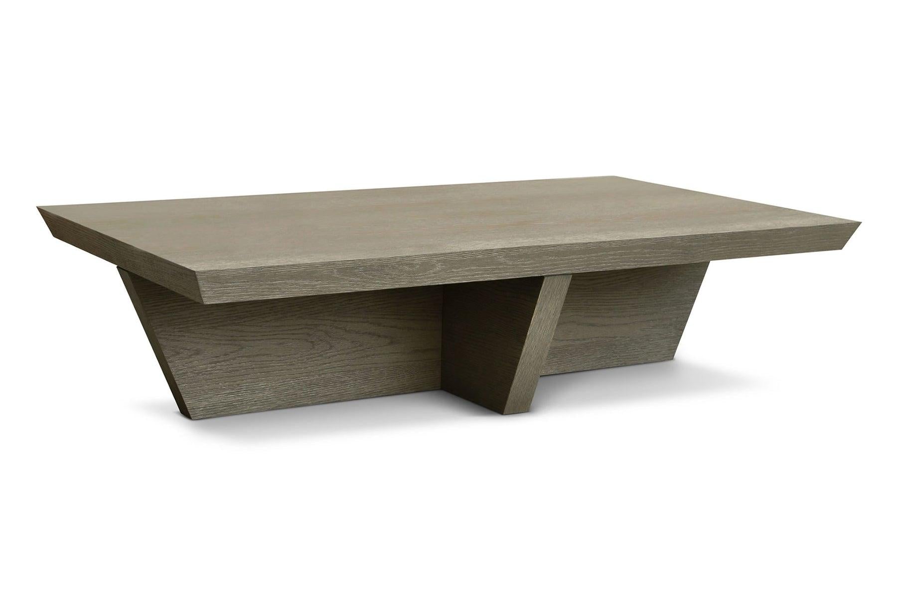 Cassis Coffee Table Grey/Taupe Coloured Oak Veneer-Esme Furnishings