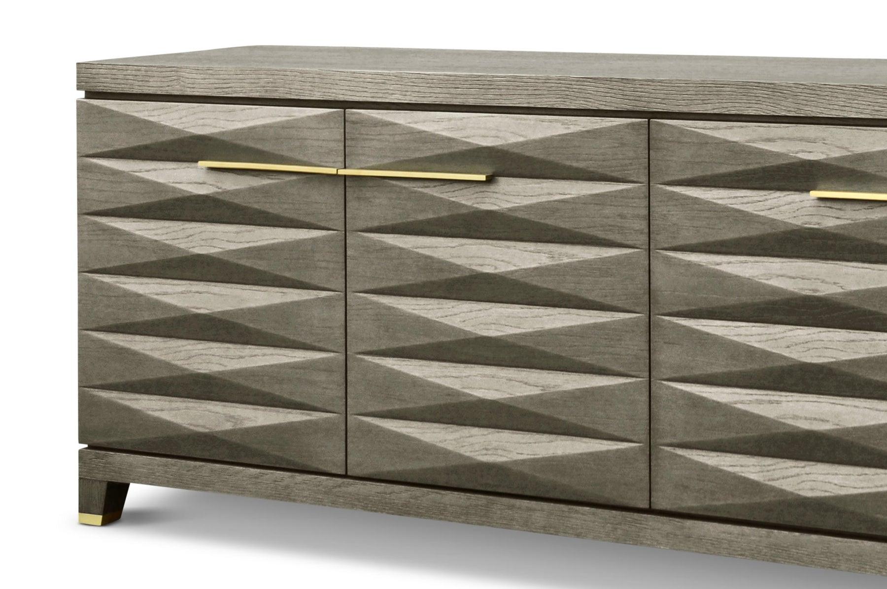 Cassis Sideboard with Gold Handles-Esme Furnishings