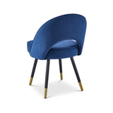 Berkeley Designs Hoxton Dining Chair in Blue Velvet – Set of 2