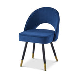 Berkeley Designs Hoxton Dining Chair in Blue Velvet – Set of 2