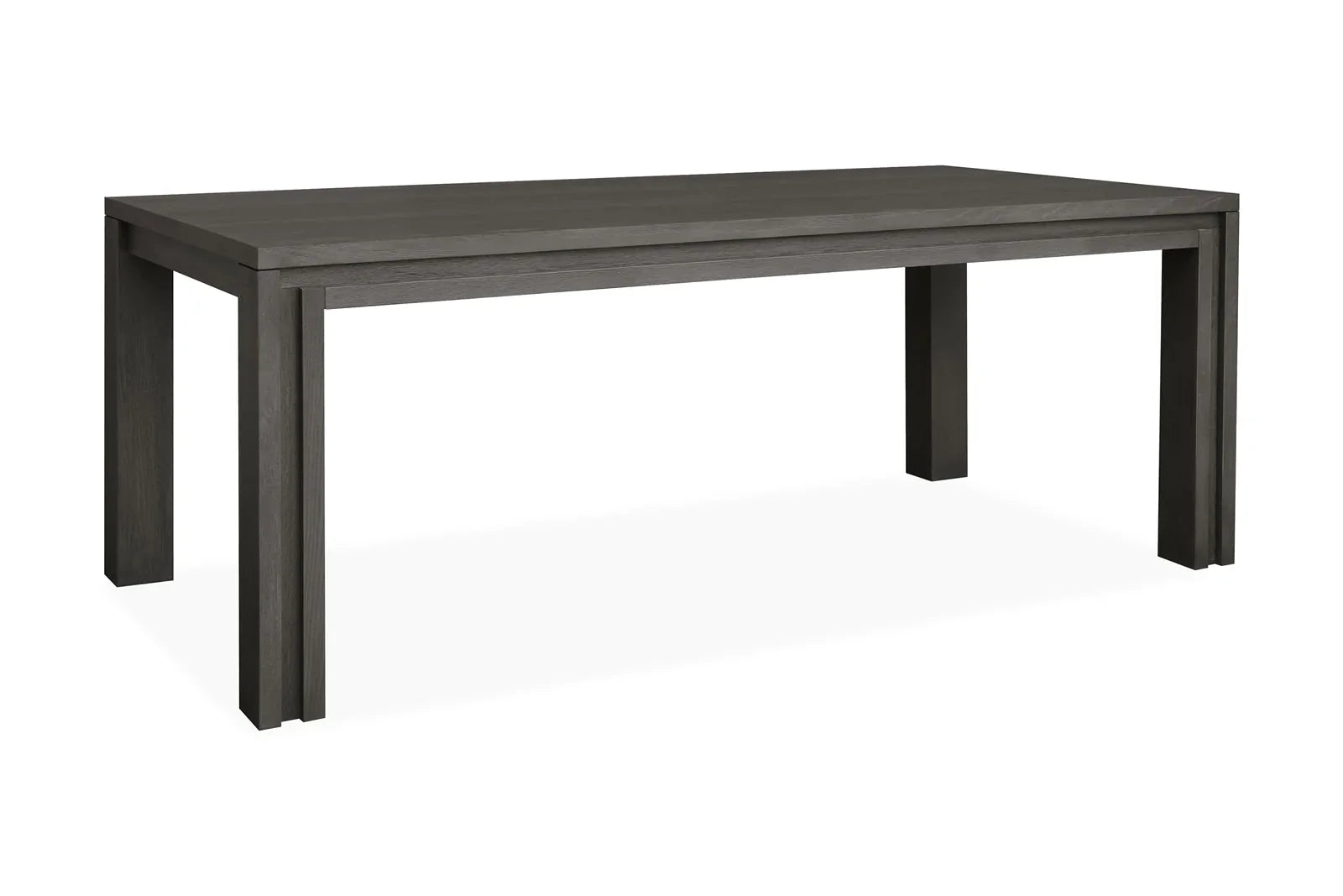 Kyoto Textured Dry Grey Oak Dining Table-Esme Furnishings