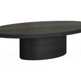 Lugano Textured Dark Oak Coffee Table-Esme Furnishings