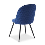 Berkeley Designs Soho Dining Chair in Blue Velvet – Set of 2