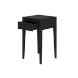 Radford Bedside - 1 Drawer - Black by D.I. Designs