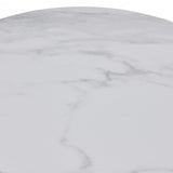 Blanco 200cm Oval Beech & White Ceramic Sintered Marble Dining Table