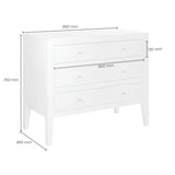 Alton Chest of Drawers White DI Designs-Esme Furnishings