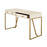 Hampton Desk | Ivory Shagreen DI Designs