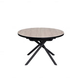 Daniello 120-160cm Oval Round Oak Ceramic Marble Dining Table