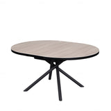 Daniello 120-160cm Oval Round Oak Ceramic Marble Dining Table