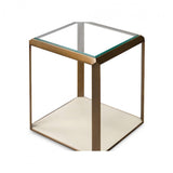 Elmley End Table Ivory by D.I. Designs