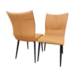 Flora PU Leather Dining Chair - 3 Colours - Belmont Interiors