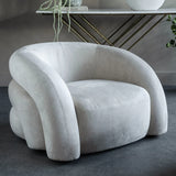 Libra Interiors Casa Snug Chair – Cream - Belmont Interiors