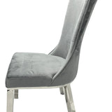 Sussex Chair in Dark Grey Velvet - Belmont Interiors