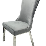 Sussex Chair in Dark Grey Velvet - Belmont Interiors