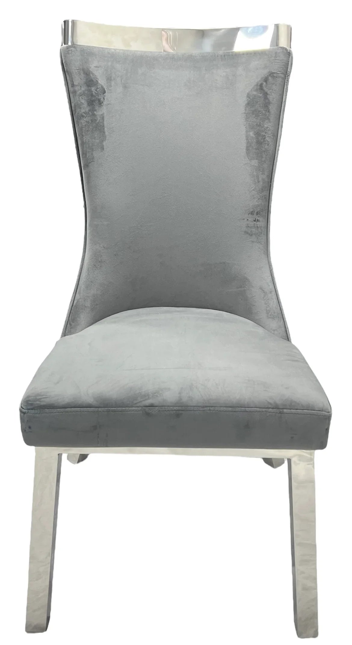 Sussex Chair in Dark Grey Velvet - Belmont Interiors