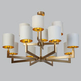 Nico 12 Arm Chandelier – Antique Brass