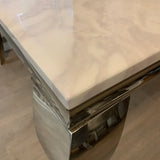 Louis White Marble Coffee Table - Belmont Interiors