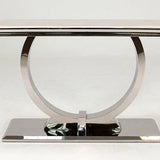 Arianna Chrome Marble 120cm Console Table - 6 Colors