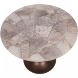 Libra Interiors Bosworth Smokey Quartz Side Table 60cm