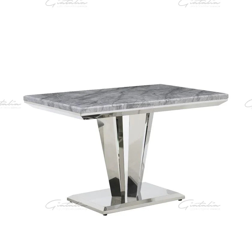 Riccardo 120cm Marble Dining Table - Belmont Interiors