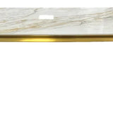 Louis Gold Marble Dining Table In 7 Sizes & Colours