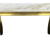 Louis Gold Marble Console Table In 4 Colours