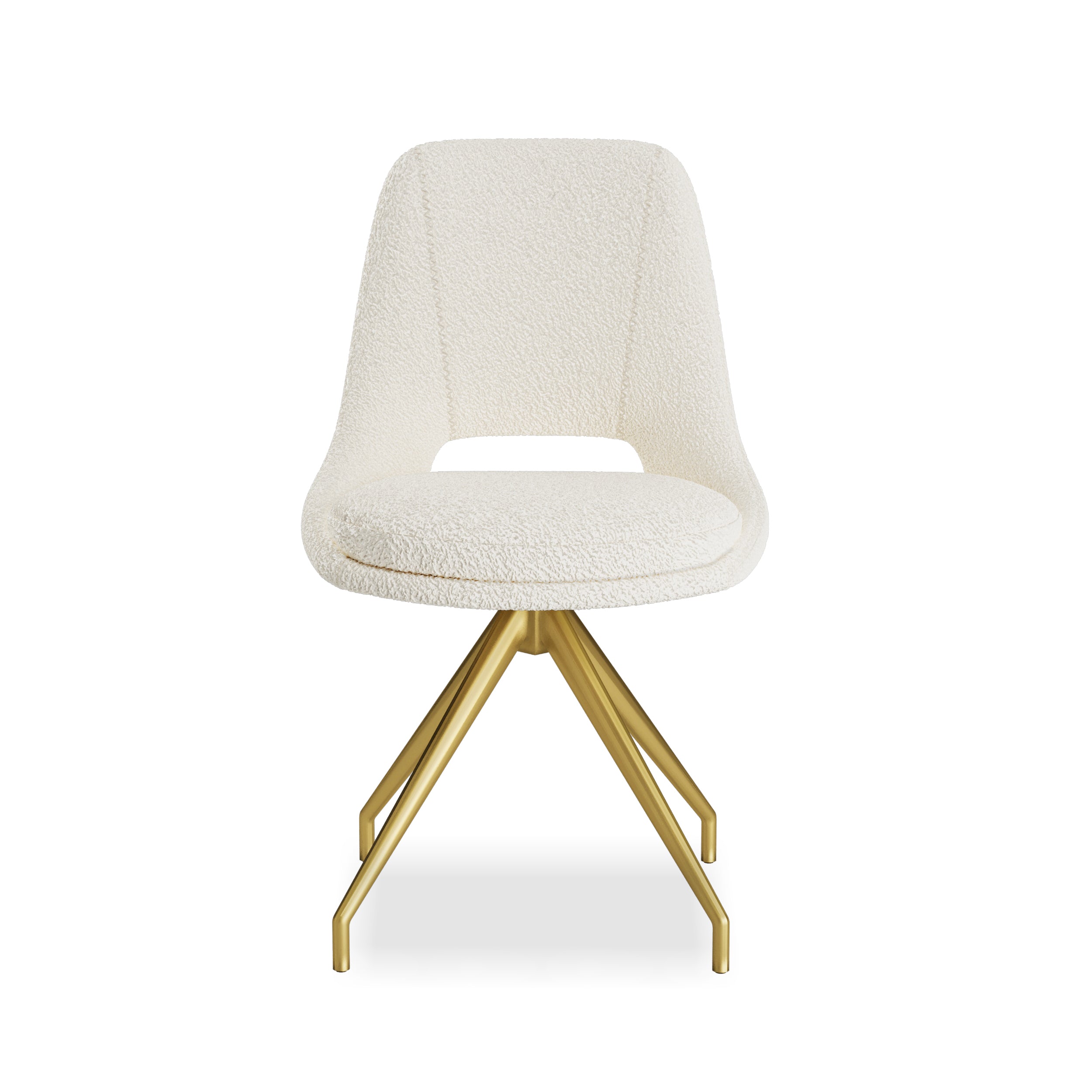 Orion Gold 180cm Dining Table White/Gold Ceramic Marble Top With Boucle Velvet Gold Leg Dining Chairs