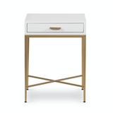 Berkeley Bedside - White by DI Designs-Esme Furnishings