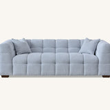 The Tribeca Pearl Boucle 3 Seater Premium Sofa Pearl Boucle Fabric