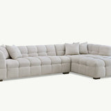 The Bubble Ivory White Boucle Corner Tribeca Premium Sofa Ivory White Boucle Fabric [Pre-order 22/02]