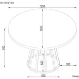 DI Designs Bredon Dining Table-Esme Furnishings