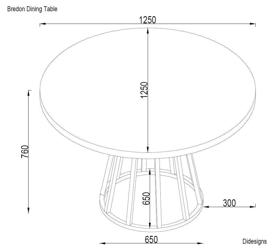 DI Designs Bredon Dining Table-Esme Furnishings