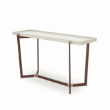 Hambledon Console - Cream Shagreen by DI Designs-Esme Furnishings