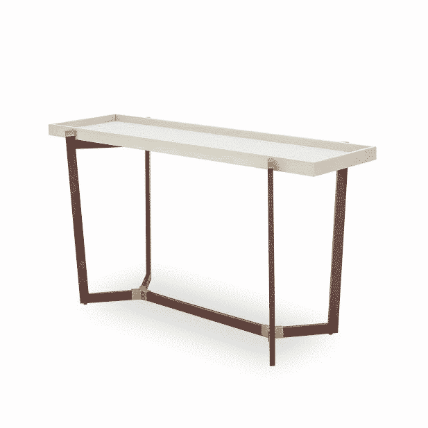 Hambledon Console - Cream Shagreen by DI Designs-Esme Furnishings