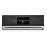 Hampton Tv Unit - Black Shagreen by D.I. Designs