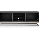 Hampton Tv Unit - Black Shagreen by D.I. Designs