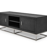 Hampton Tv Unit - Black Shagreen by D.I. Designs