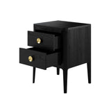 Abberley Bedside - Black-Esme Furnishings