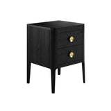 Abberley Bedside - Black-Esme Furnishings