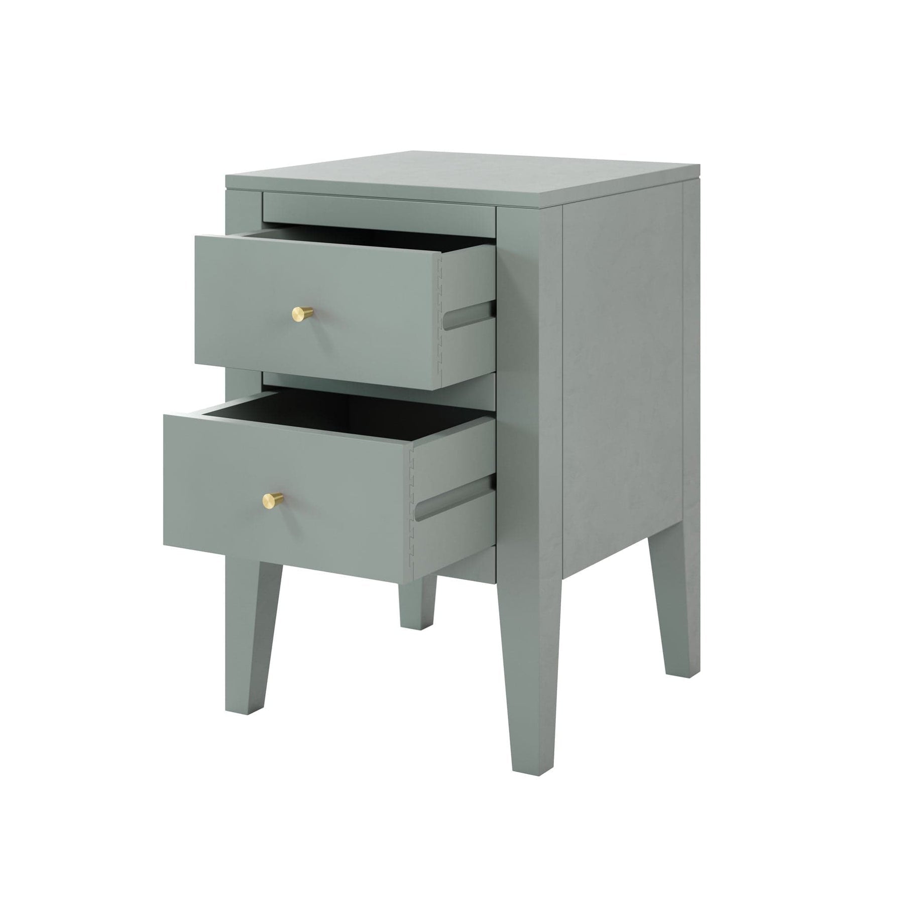 Alton Bedside - Pigeon Grey by D.I. Designs-Esme Furnishings