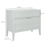 Alton Chest of Drawers - Pigeon Grey by D.I. Designs-Esme Furnishings