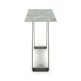 Oscar Green Ceramic Marble Console Table