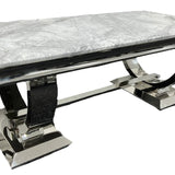 Arianna Grey Marble Coffee Table - Belmont Interiors