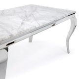 Louis White Marble Coffee Table - Belmont Interiors