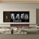 71 Inch HD 2024 Panoramic Slim Line Glass Front Borderless WiFi Electric Fire HD+ 3D Effect