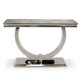 Arianna Chrome Marble 120cm Console Table - 6 Colors